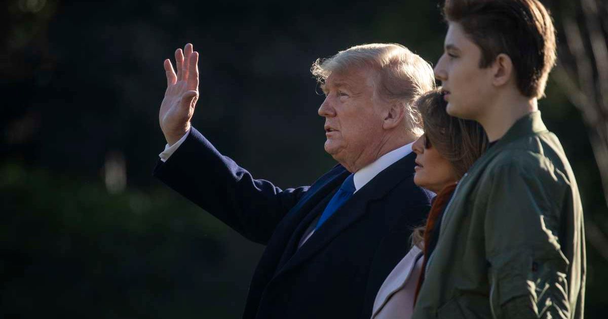 Youngest Son Barron Trump is a 'Sitting Duck' for Dad's Enemies After Two Shootings: Source