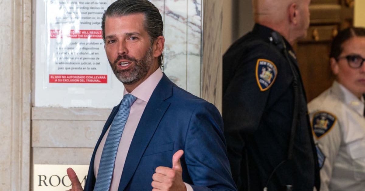 Don Jr. Looks Unrecognizable in Old Photo With Both Vanessa Trump And Kimberly Guilfoyle